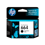 Cartucho de Tinta HP 664 Negra Original