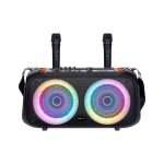 Corneta Havit SQ127BT Bluetooth RGB con Micrófonos Inalámbricos SQ127BT TROLLEY NEGRO