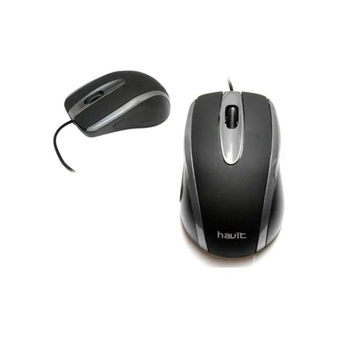 SUPRICOM MOUSE USB HAVIT HV-MS753 BLACKGRAY HV-MS753GY MOUSE USB HAVIT HV-MS753 BLACK/GRAY - Imagen 1