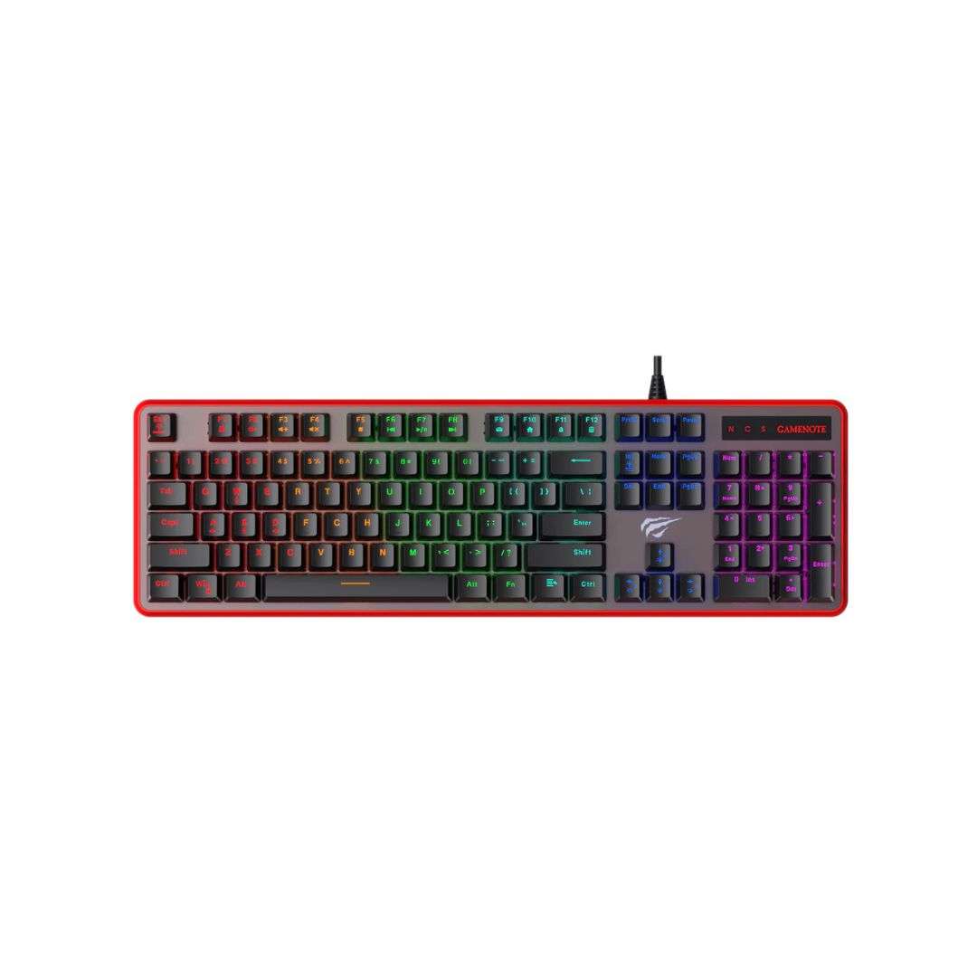 SUPRICOM TECLADO GAMING DISPOSICIÓN INGLÉS OCRE ROJO HAVIT KB870L TECLADO GAMING DISPOSICIÓN INGLÉS OCRE ROJO HAVIT - Imagen 1